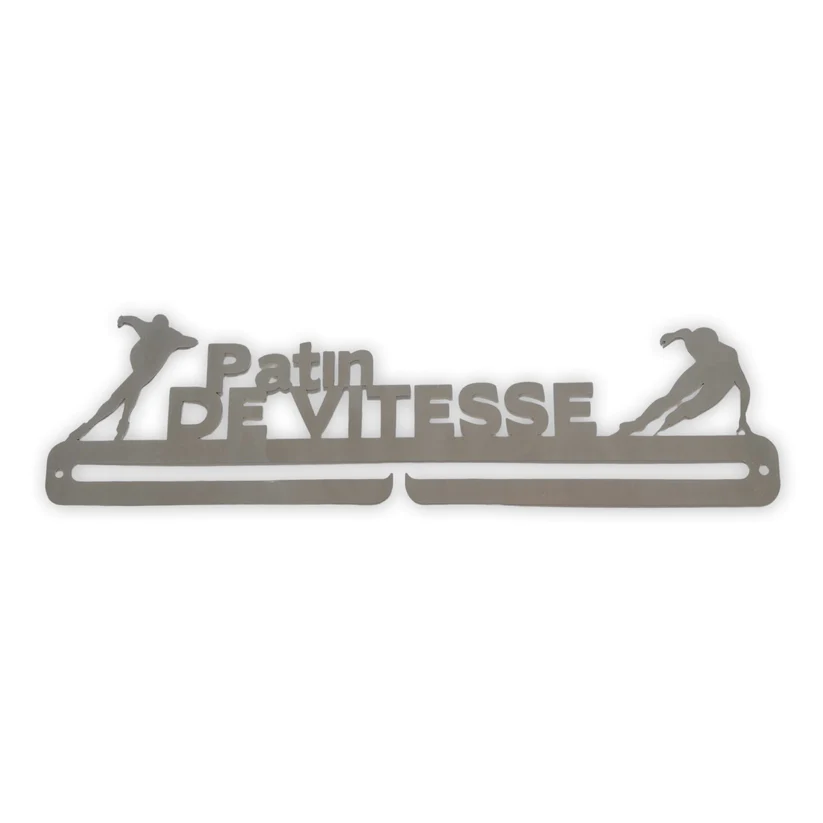 Porte-médailles Patinage de Vitesse NOUVEAU 2 Speed Skater Medal Hanger