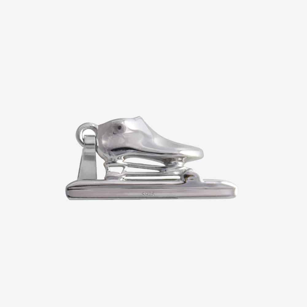 PENDENTIF PATIN LONGUE PISTE SKATE-TEC NOUVEAU 2 Pendentif longue piste en argent sterling