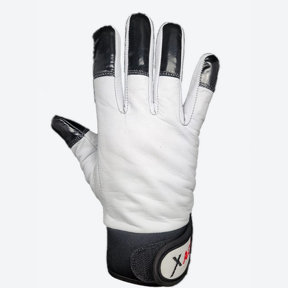 XACT Leather Skating Glove with reinforced finger tips 2 Xact Leather Skating Glove