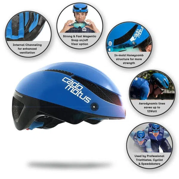 Cadomotus Omega Aero Helmet Speedy Red or Blue 6 Cadomotus Omega Aero