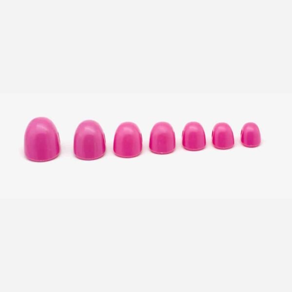 SKATE-TEC Quick Tips Doigts protecteurs en ABS 3 Conseils roses