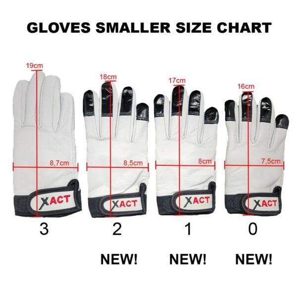 Gant de patinage en cuir XACT avec bouts de doigts renforcés 4 Gants SEBRA Extreme IV Xact Leather Skating Glove